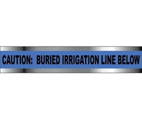 NMC DTBIRR Caution: Buried Irrigation Line Below Defender Detectable Warning Tape